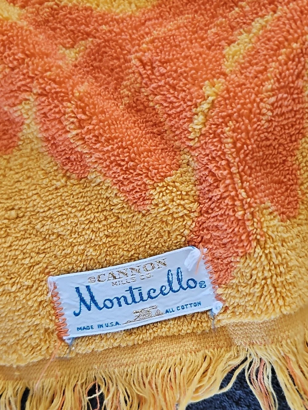 Vintage CANNON Towel AND washcloth Lot